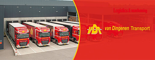 4 neue Lkw in Folge mit Mitarbeitern für VDT