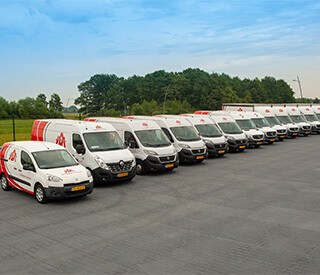 Seitenansicht eines Schnelltransporters von VDT